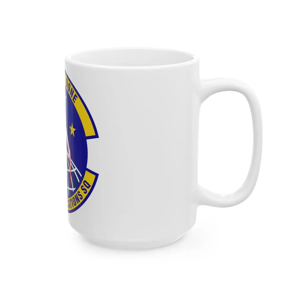 412th Communications Squadron (U.S. Air Force) White Coffee Mug-Go Mug Yourself