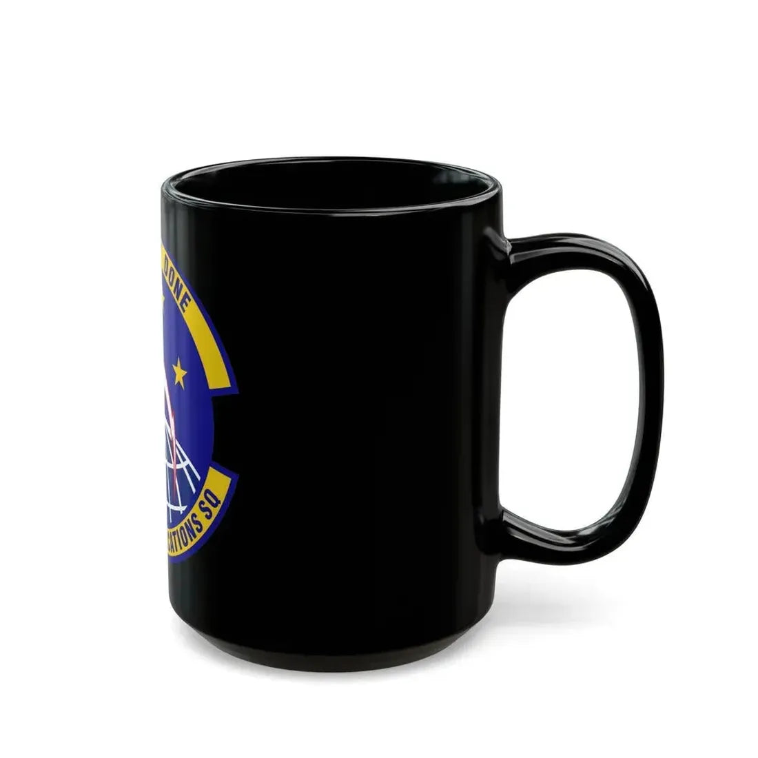 412th Communications Squadron (U.S. Air Force) Black Coffee Mug - Go Mug Yourself