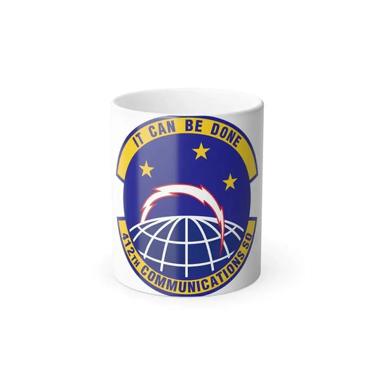 412th Communications Squadron (U.S. Air Force) Color Changing Coffee Mug 11oz - Go Mug Yourself
