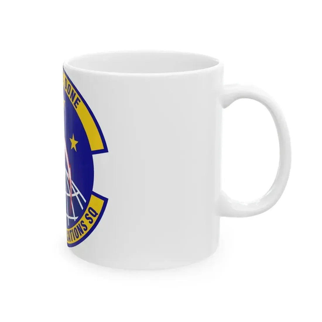 412th Communications Squadron (U.S. Air Force) White Coffee Mug - Go Mug Yourself
