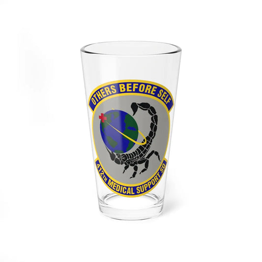 412th Medical Support Squadron (U.S. Air Force) Pint Glass 16oz-16oz-Go Mug Yourself