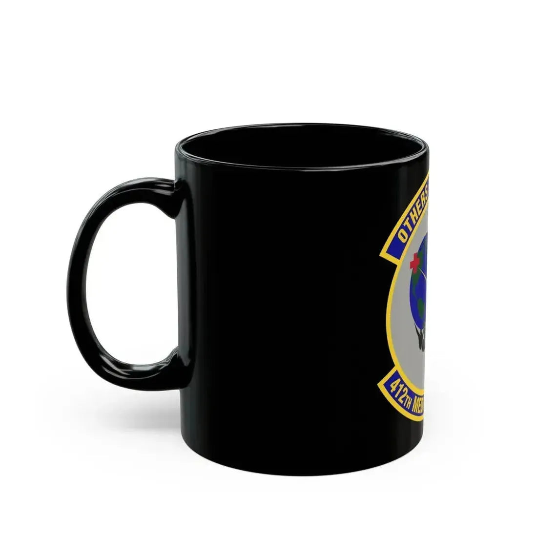 412th Medical Support Squadron (U.S. Air Force) Black Coffee Mug - Go Mug Yourself