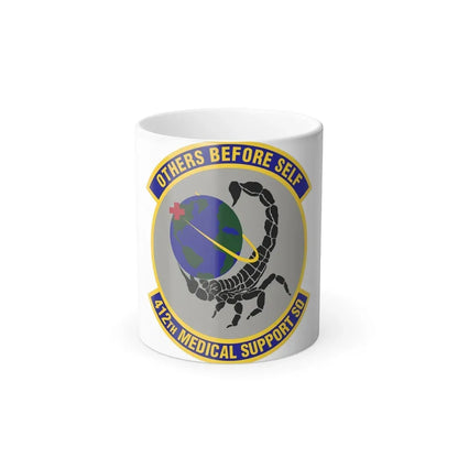 412th Medical Support Squadron (U.S. Air Force) Color Changing Coffee Mug 11oz - Go Mug Yourself