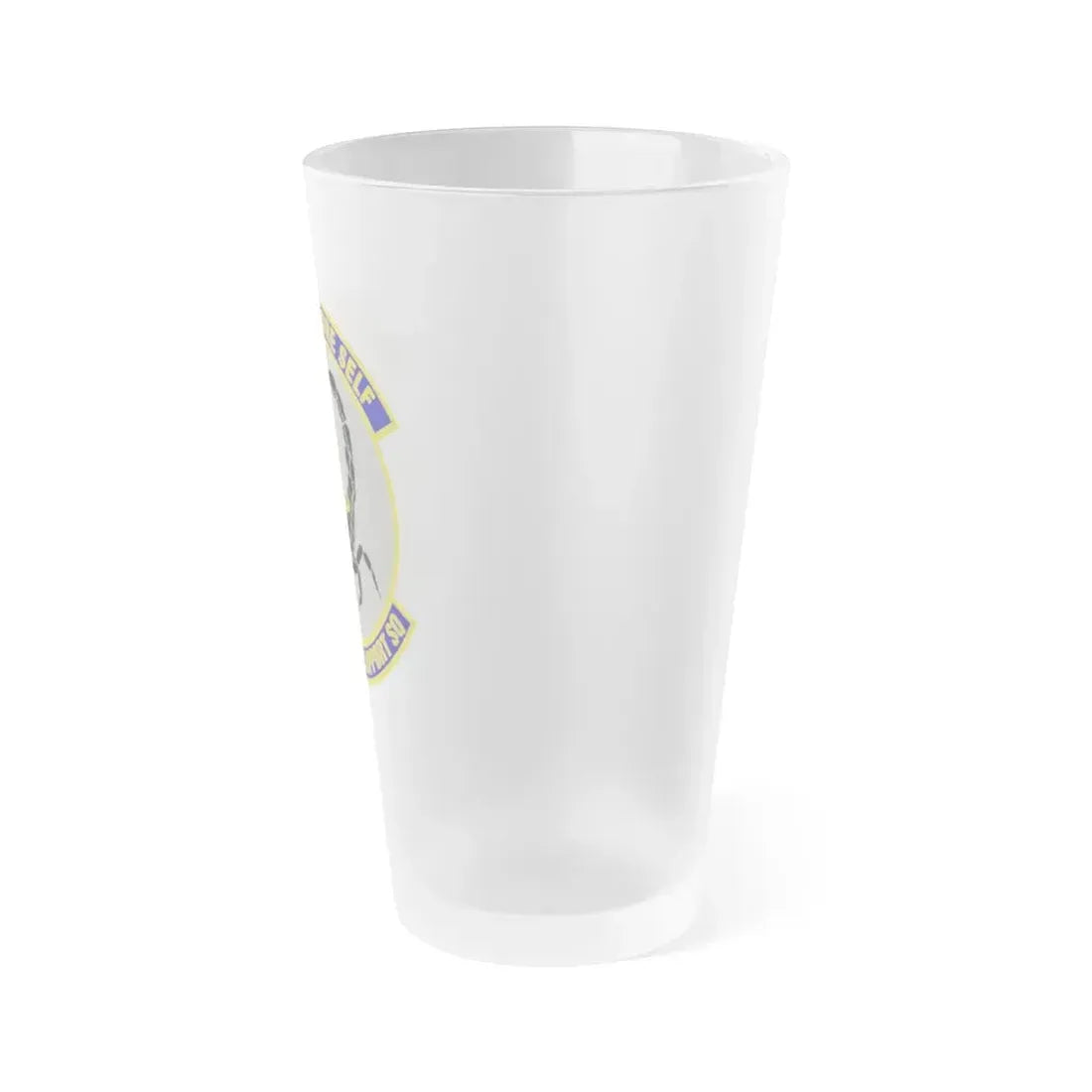 412th Medical Support Squadron (U.S. Air Force) Frosted Pint Glass 16oz - Go Mug Yourself