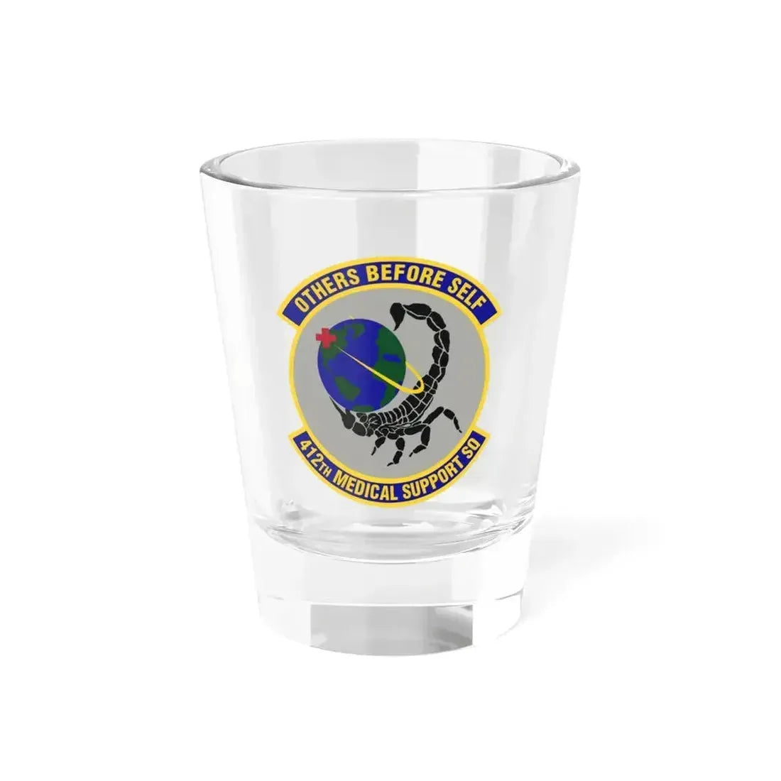 412th Medical Support Squadron (U.S. Air Force) Shot Glass 1.5oz 1.5oz - Go Mug Yourself