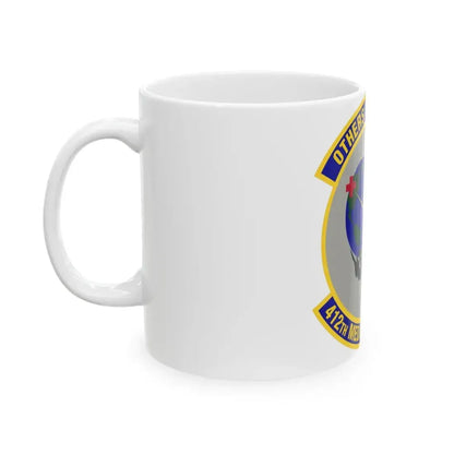 412th Medical Support Squadron (U.S. Air Force) White Coffee Mug - Go Mug Yourself