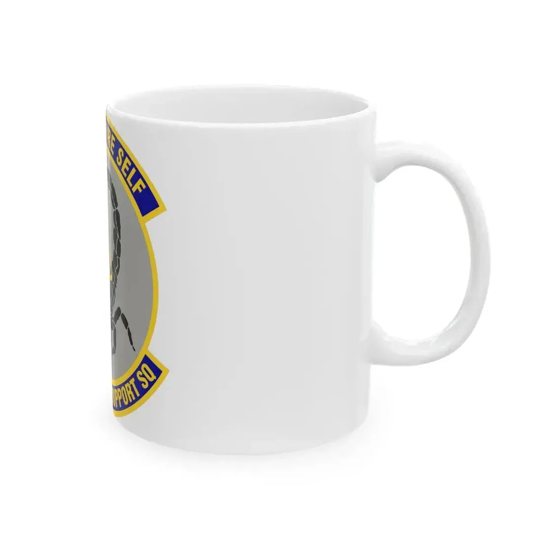 412th Medical Support Squadron (U.S. Air Force) White Coffee Mug - Go Mug Yourself