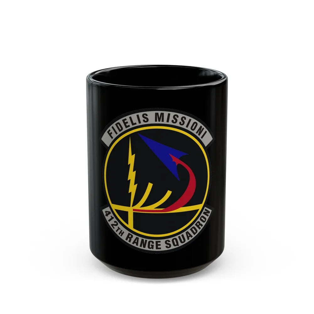 412th Range Squadron (U.S. Air Force) Black Coffee Mug-15oz-Go Mug Yourself