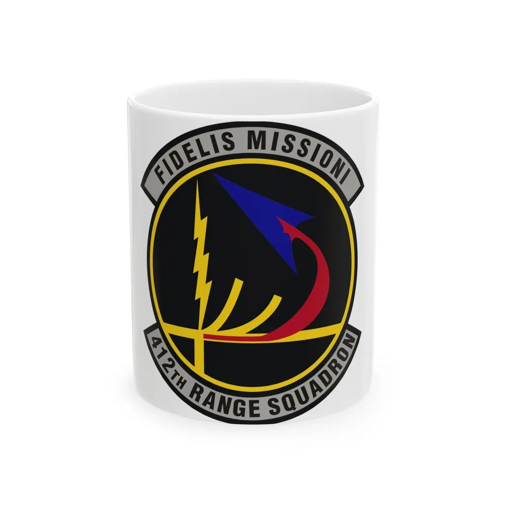 412th Range Squadron (U.S. Air Force) White Coffee Mug-11oz-Go Mug Yourself