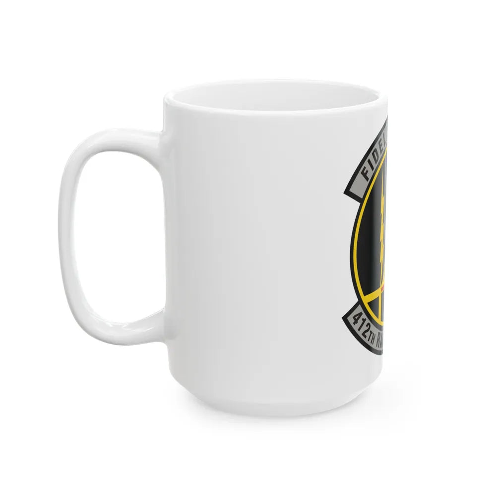 412th Range Squadron (U.S. Air Force) White Coffee Mug-Go Mug Yourself