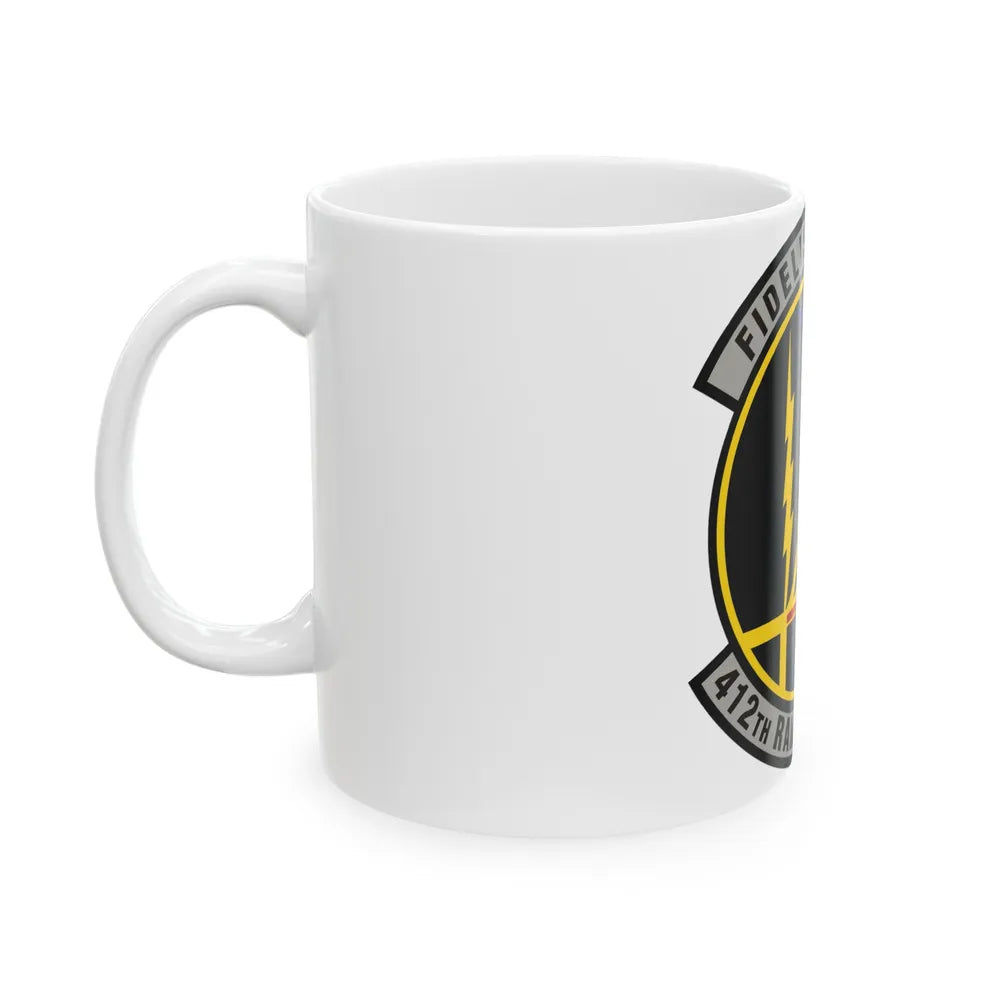 412th Range Squadron (U.S. Air Force) White Coffee Mug-Go Mug Yourself