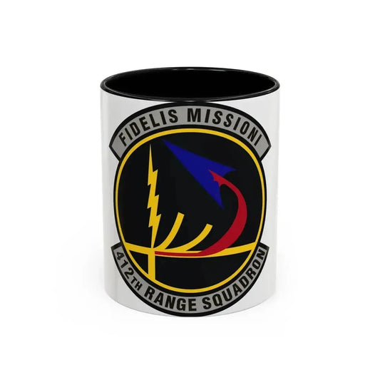 412th Range Squadron (U.S. Air Force) Accent Coffee Mug 11oz Black - Go Mug Yourself