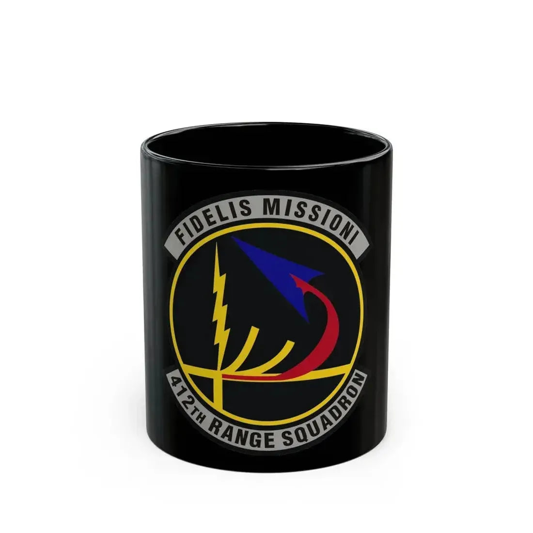 412th Range Squadron (U.S. Air Force) Black Coffee Mug 11oz - Go Mug Yourself