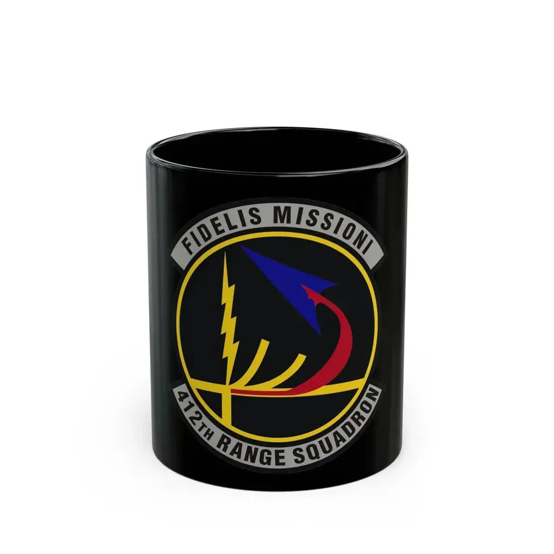 412th Range Squadron (U.S. Air Force) Black Coffee Mug 11oz - Go Mug Yourself