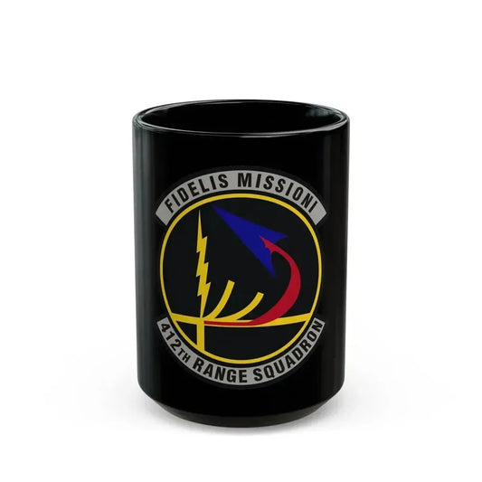 412th Range Squadron (U.S. Air Force) Black Coffee Mug 15oz - Go Mug Yourself