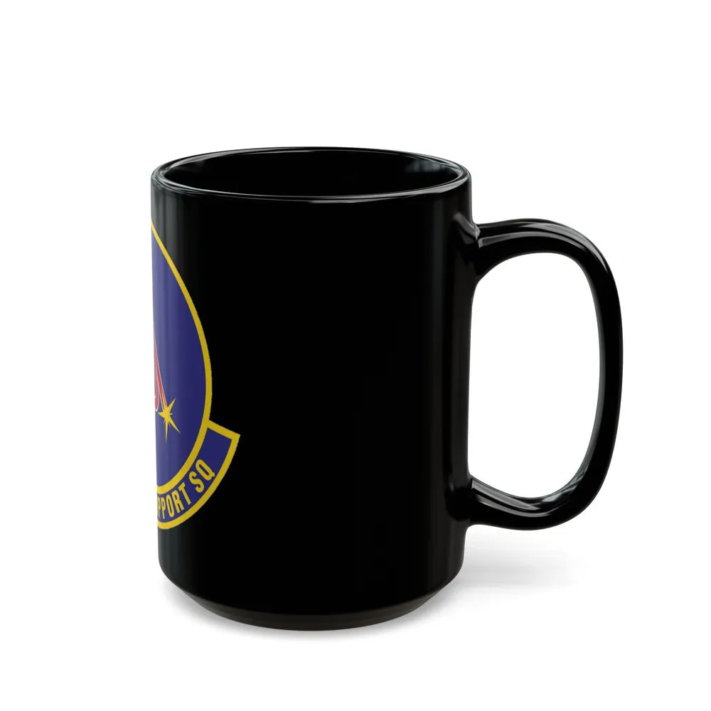 412th Test Support Squadron (U.S. Air Force) Black Coffee Mug-Go Mug Yourself