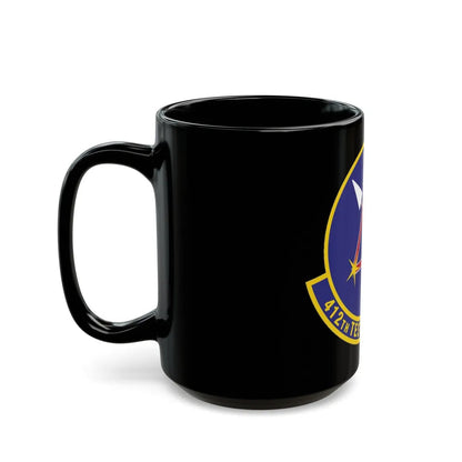 412th Test Support Squadron (U.S. Air Force) Black Coffee Mug-Go Mug Yourself