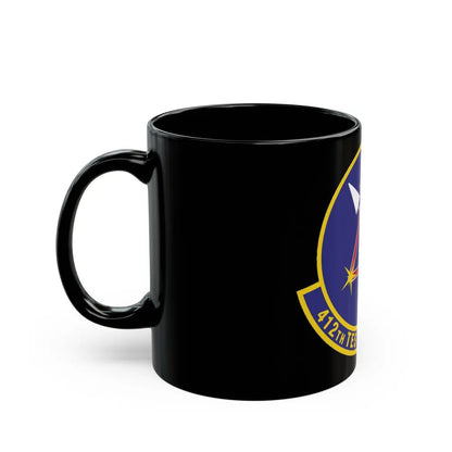 412th Test Support Squadron (U.S. Air Force) Black Coffee Mug-Go Mug Yourself