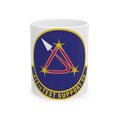 412th Test Support Squadron (U.S. Air Force) White Coffee Mug-11oz-Go Mug Yourself