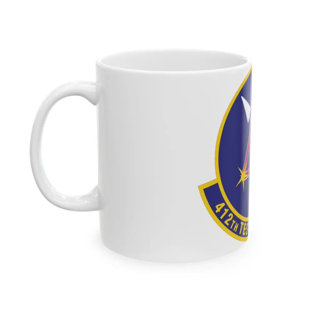 412th Test Support Squadron (U.S. Air Force) White Coffee Mug-Go Mug Yourself