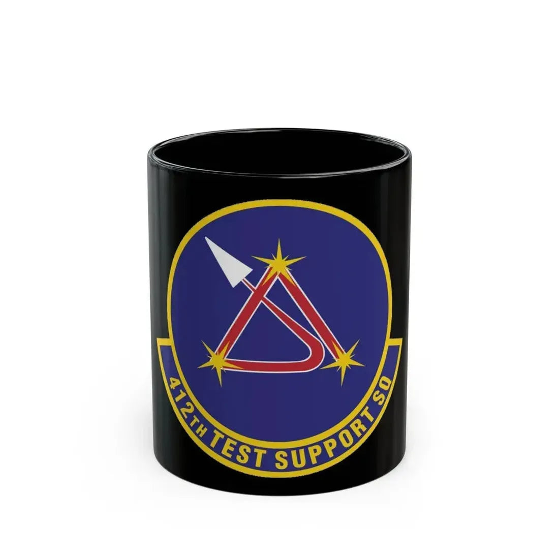 412th Test Support Squadron (U.S. Air Force) Black Coffee Mug 11oz - Go Mug Yourself