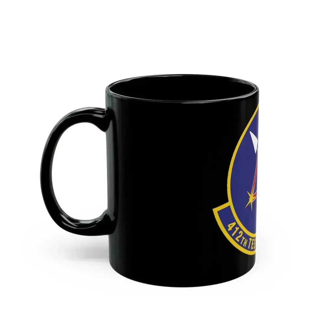 412th Test Support Squadron (U.S. Air Force) Black Coffee Mug - Go Mug Yourself