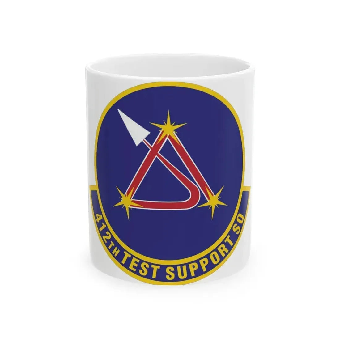 412th Test Support Squadron (U.S. Air Force) White Coffee Mug 11oz - Go Mug Yourself