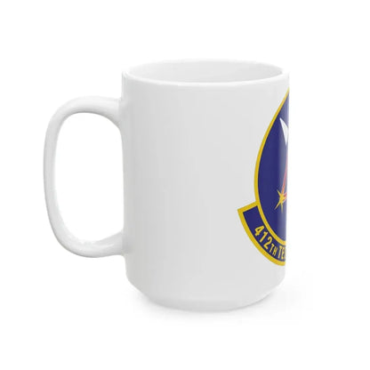412th Test Support Squadron (U.S. Air Force) White Coffee Mug - Go Mug Yourself