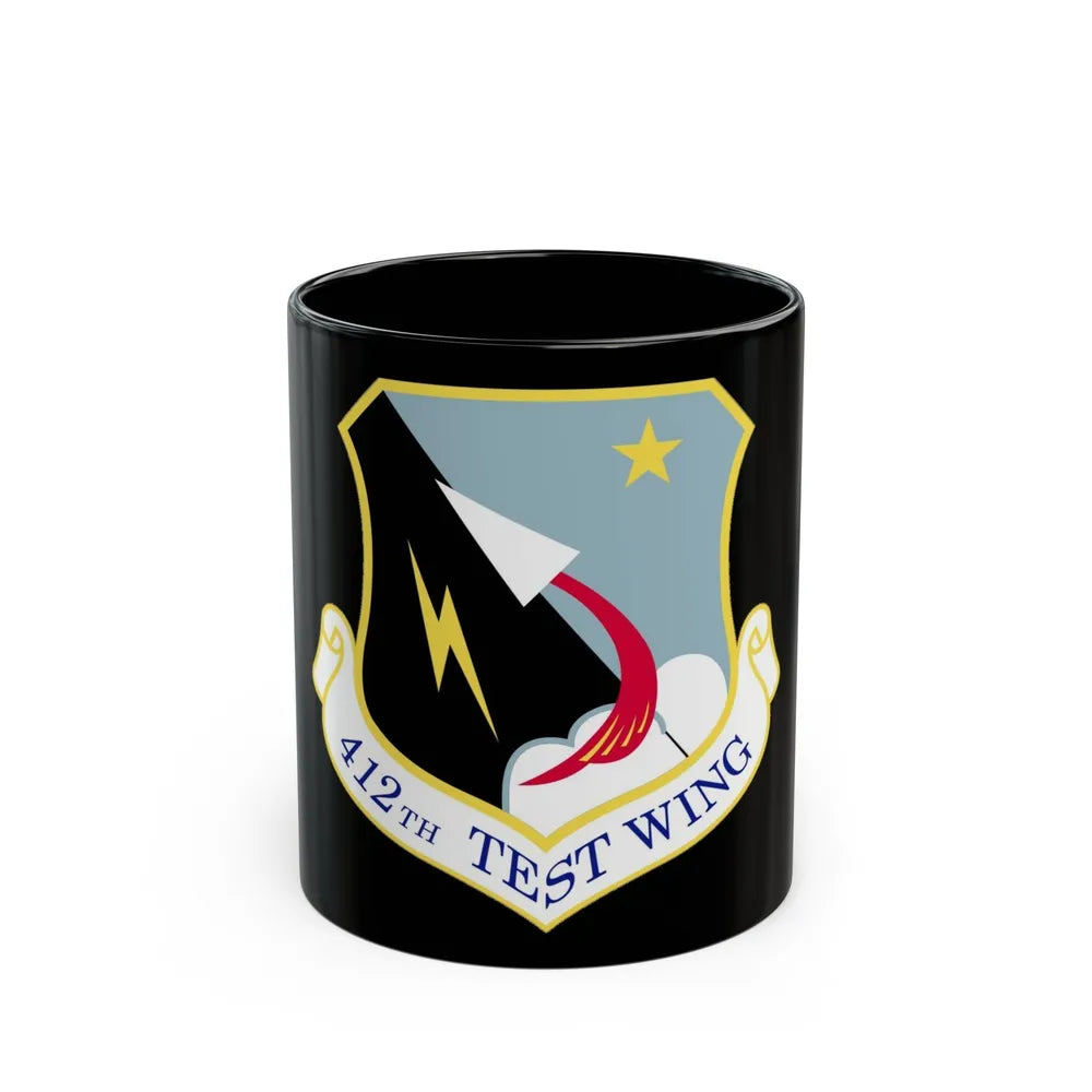 412th Test Wing (U.S. Air Force) Black Coffee Mug-11oz-Go Mug Yourself