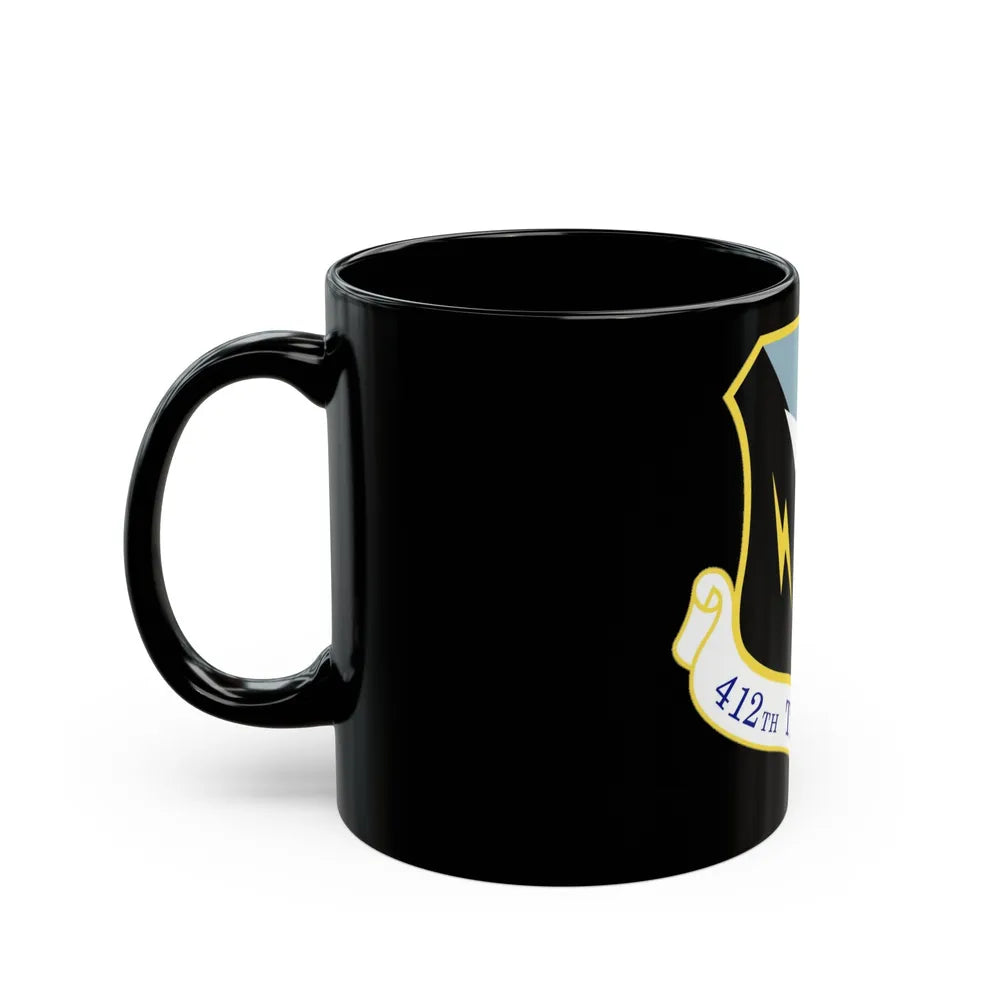 412th Test Wing (U.S. Air Force) Black Coffee Mug-Go Mug Yourself