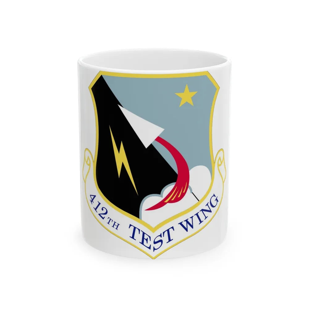 412th Test Wing (U.S. Air Force) White Coffee Mug-11oz-Go Mug Yourself