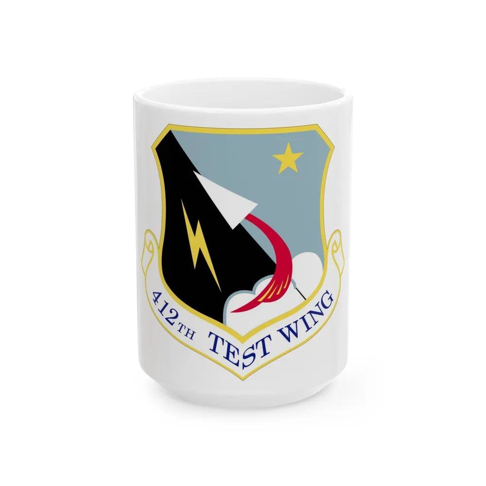 412th Test Wing (U.S. Air Force) White Coffee Mug-15oz-Go Mug Yourself