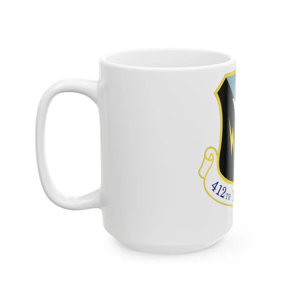 412th Test Wing (U.S. Air Force) White Coffee Mug-Go Mug Yourself