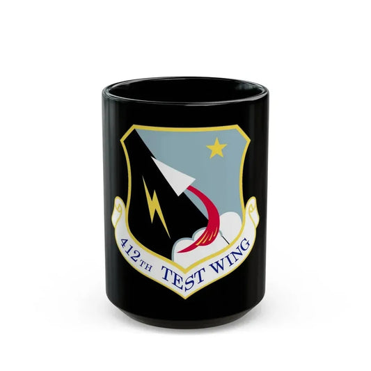 412th Test Wing (U.S. Air Force) Black Coffee Mug 15oz - Go Mug Yourself