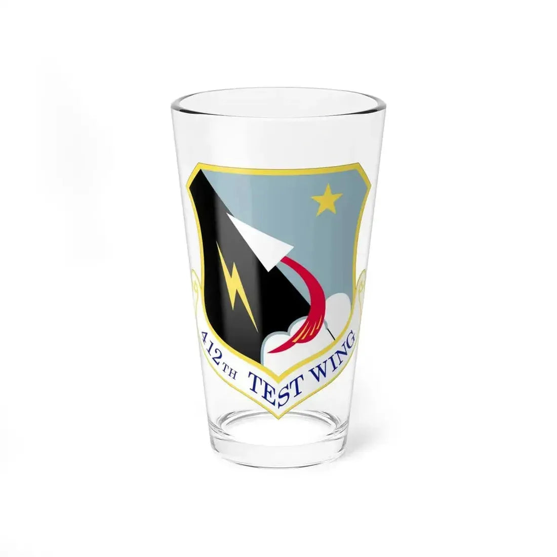 412th Test Wing (U.S. Air Force) Pint Glass 16oz 16oz - Go Mug Yourself