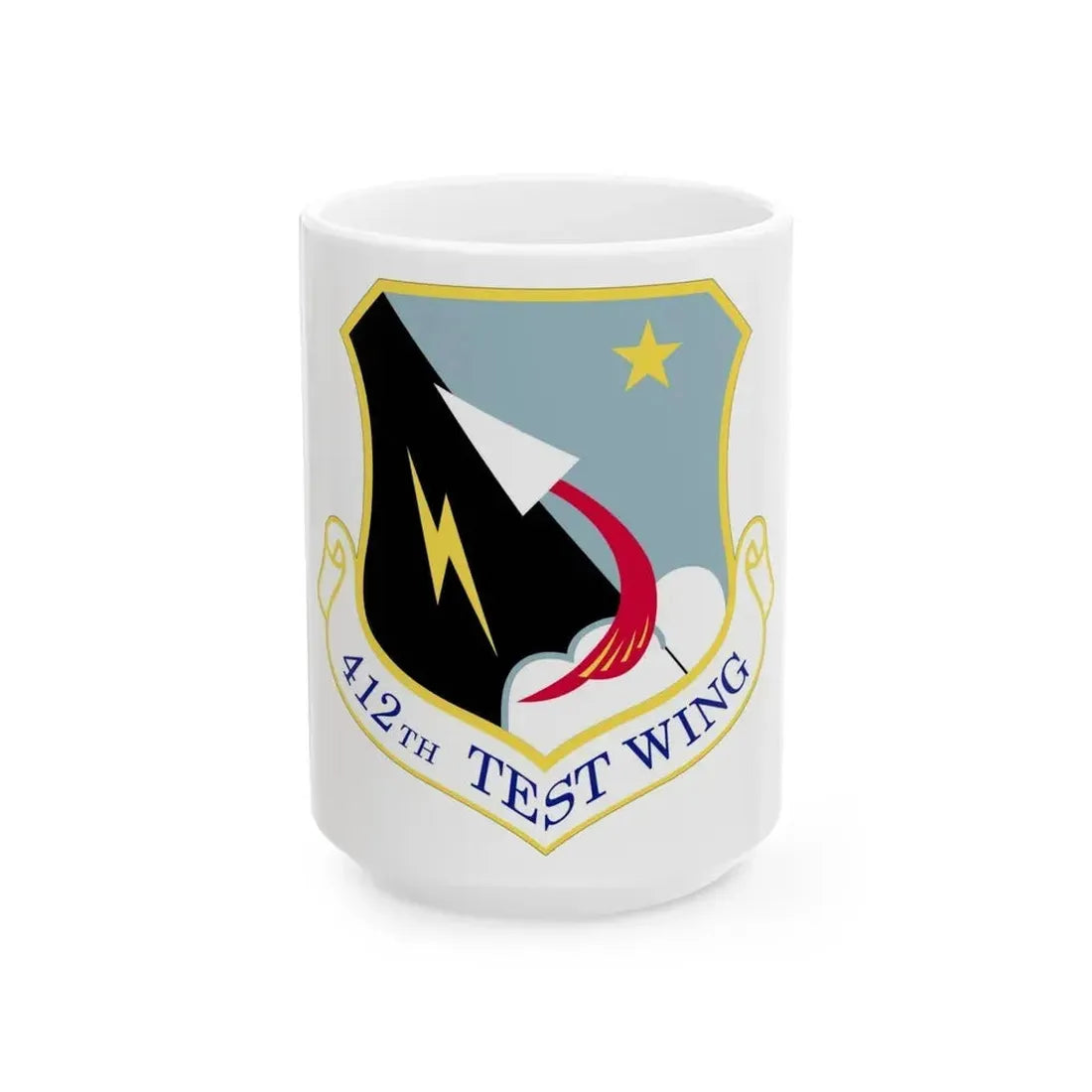 412th Test Wing (U.S. Air Force) White Coffee Mug 15oz - Go Mug Yourself