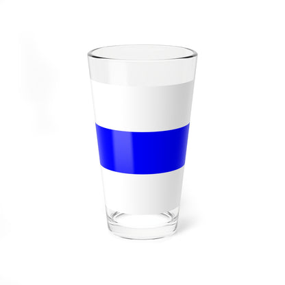 Flag of Zug (Switzerland) Pint Glass 16oz