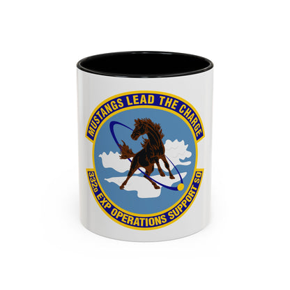 332d Expeditionary Operations Support Squadron (U.S. Air Force) Accent Coffee Mug