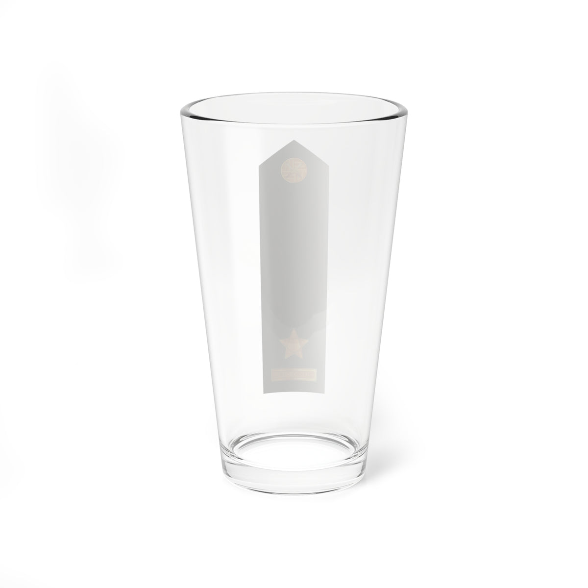 CzArmy 2011 OF3 Major shoulder (Czech Republic) (Military Rank) Pint Glass 16oz