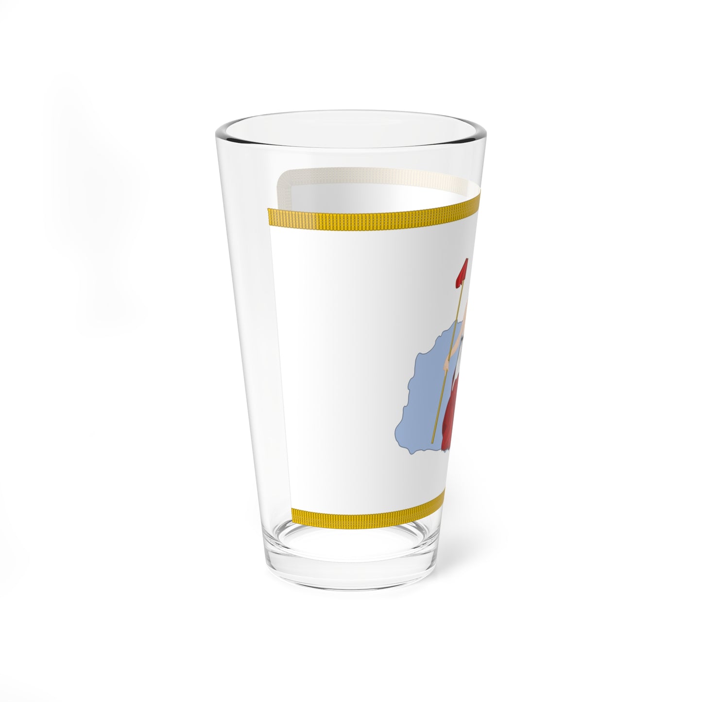 San Jacinto Flag (United States) Pint Glass 16oz