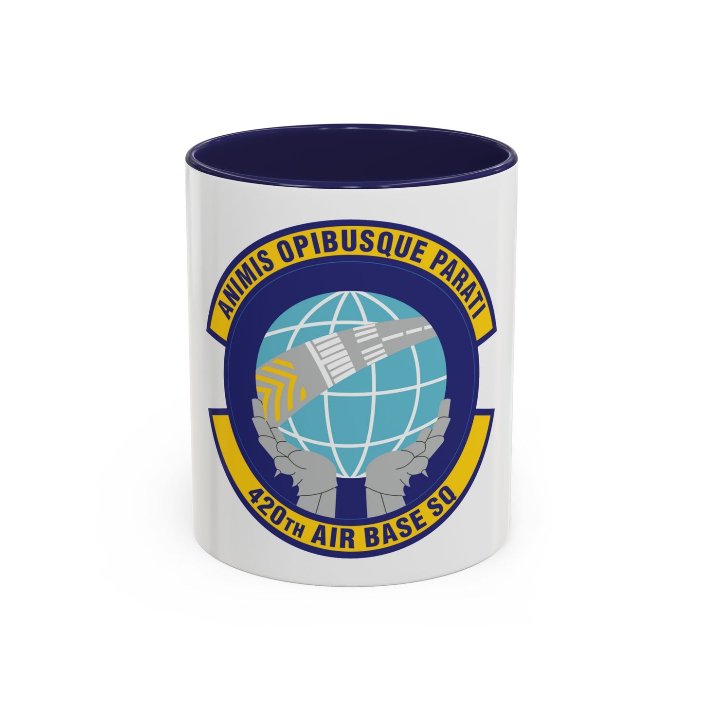 420th Air Base Squadron (U.S. Air Force) Accent Coffee Mug
