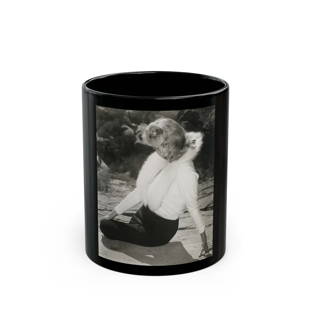 Eve Meyer #45 (Vintage Female Icon) Black Coffee Mug-11oz-Go Mug Yourself