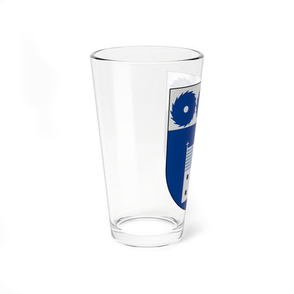 Grums vapen alternativ (Sweden) (Coat of Arms) Pint Glass 16oz