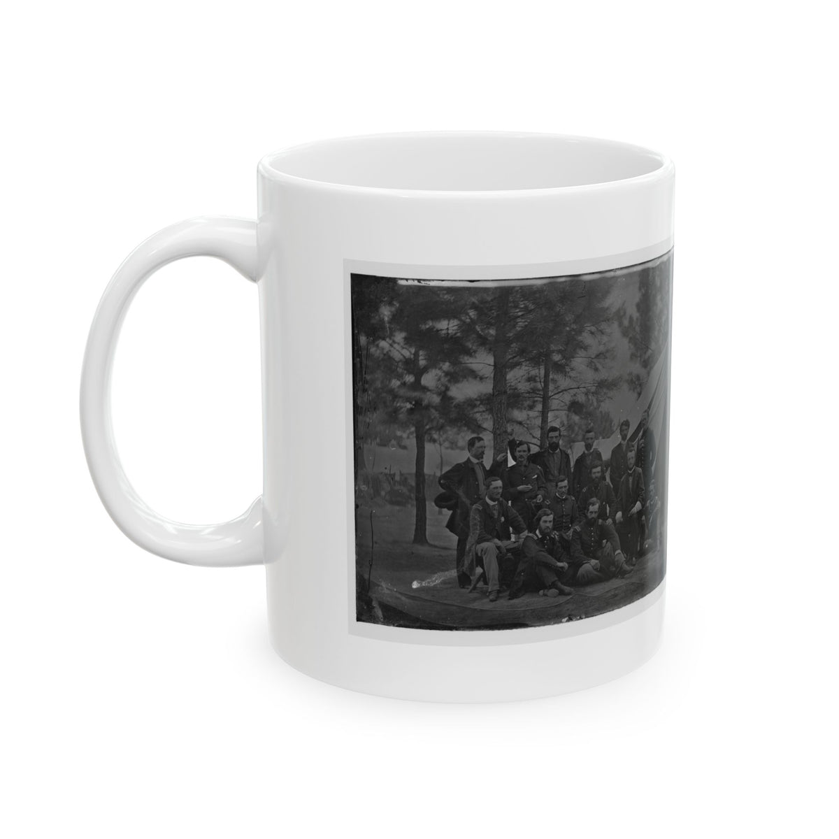 Harrison's Landing, Va. Members Of The Class Of 1860, U.S. Military Academy (U.S. Civil War) White Coffee Mug