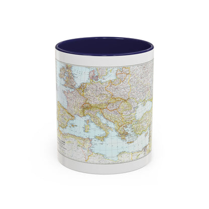 Mediterranean as of September 1 (1939) (Map) Accent Coffee Mug