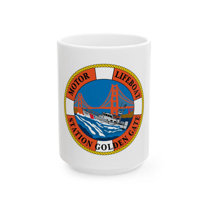 USCG Motor Lifeboat Station Golden Gate (U.S. Coast Guard) White Coffee Mug