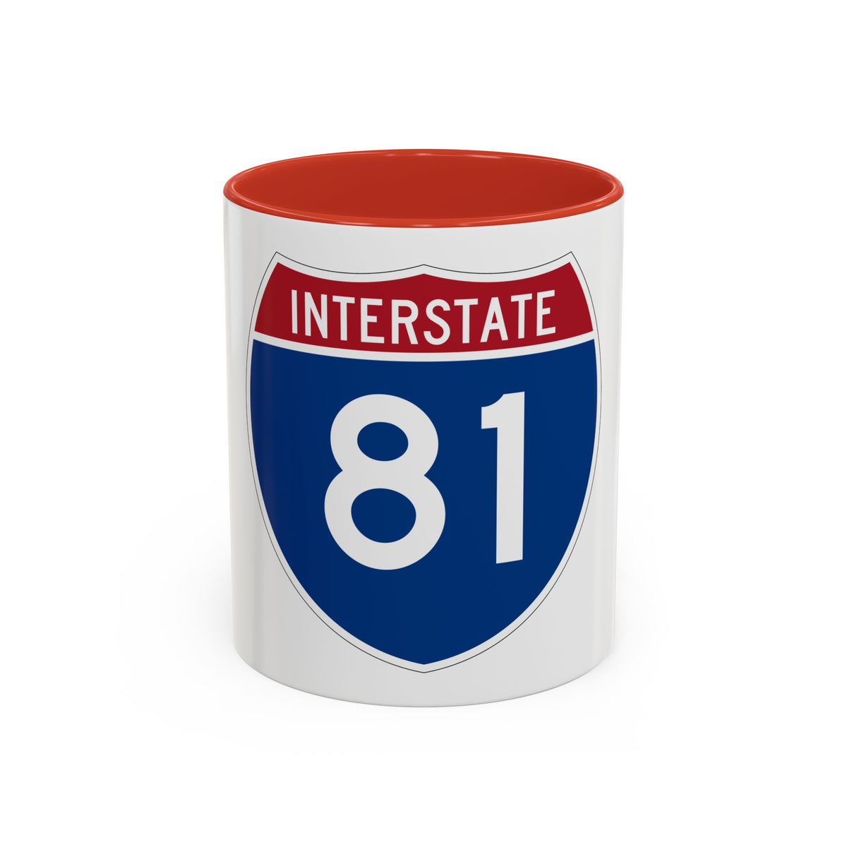 Interstate 81 (U.S. Highways) Accent Coffee Mug
