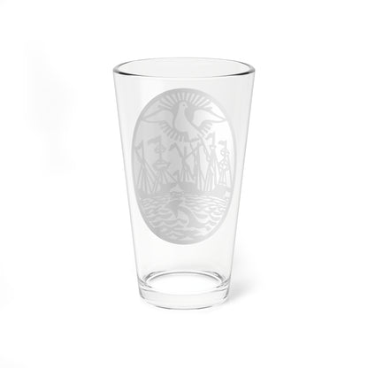 Seal of the Buenos Aires City 2003 - 2006 (Argentina) (Coat of Arms) Pint Glass 16oz