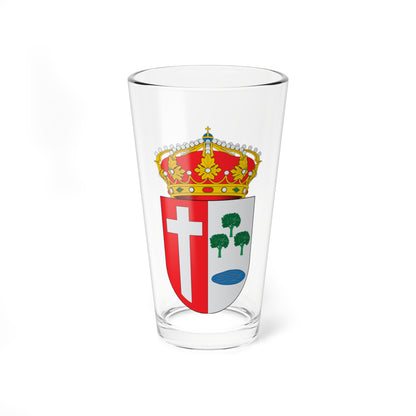 Escudo de Capdesaso-Huesca (Spain) (Coat of Arms) Pint Glass 16oz