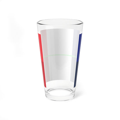 Flag of France colour shade comparison 063712 (France) Pint Glass 16oz